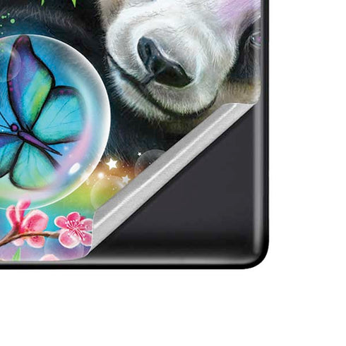 Rainbow Pandas with Butterflies by Sheena Pike Google Pixel 6 Skin